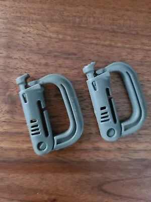 2USGI ARMY NEXUS D-Ring Clip Molle Hook Grimloc Locking Buckle Carabiner Snap On • $5