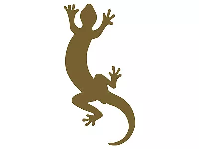 Lizard Gecko Silhouette Vinyl Decal  For Car Laptop Sticker • $2.99