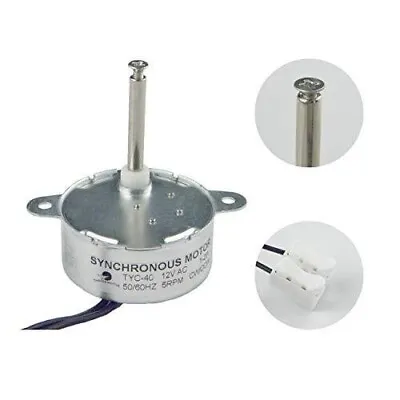 Synchronous Motor TYC-40 AC 12V 5RPM Shaft Length 33mm For Micro Motor • $17.99