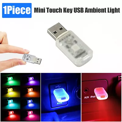 1x Mini LED USB Car Interior Light Neon Atmosphere Ambient Lamp Bulb Car Parts • $4.91