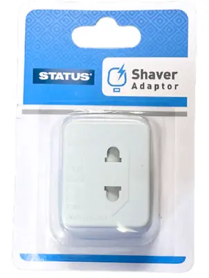 Shaver Shaving Adaptor Plug 1A Fused White Adapter • £4.49