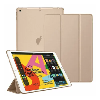 Case For IPad 10.2 2019 7th Generation Leather TPU Magnetic Flip Smart Cover • £5.48