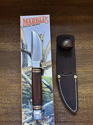 Marble’s Trailcraft Leather Aluminum Knife • $175