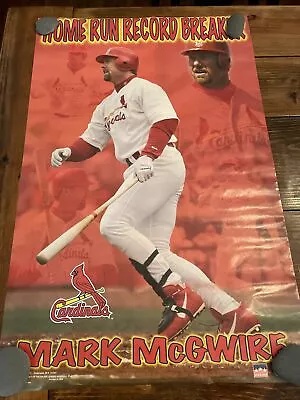 Mark McGwire Home Run Record Breaker Poster • $5