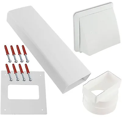HOOVER & CANDY Tumble Dryer  Wall Vent Kit - Brick Size Ducting For Ease. • £18.19