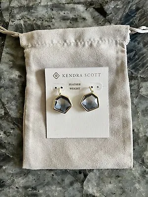 Kendra Scott Vanessa Small Drop Gold Earrings • £33