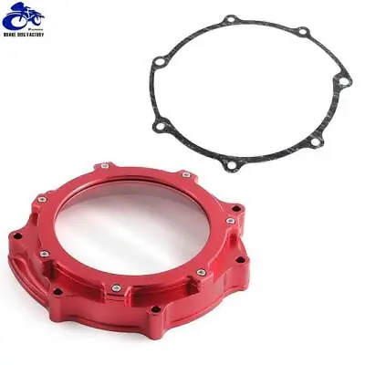 Aluminum Billet CNC Red Clutch Cover + Gasket For Yamaha YFZ450R YFZ450RSE 06-23 • $108.99