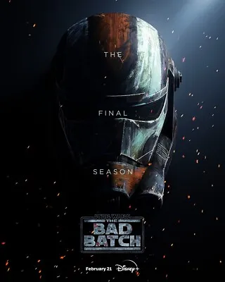 Star Wars The Bad Batch Exclusive Poster 2024 New The Final Season Home Decor • $13.99