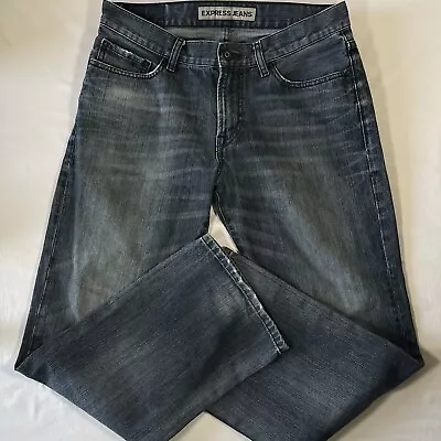 Express Jeans Mens 32x30 Blue Denim Kingston Classic Fit Bootcut • $25.49