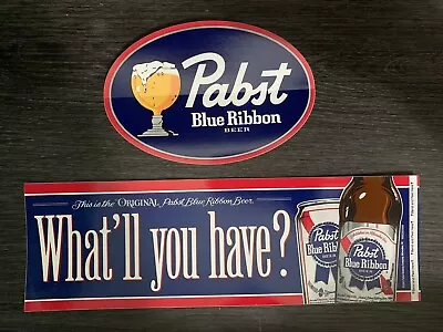 Pabst Blue Ribbon Beer Vinyl Stickers / Decals Combo Pack • $6