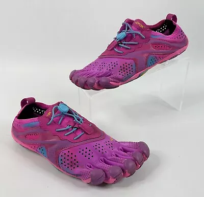 Vibram FiveFingers Womens V-Run Purple/Pink/Blue Size 38 (US 7.5-8) • $41.98