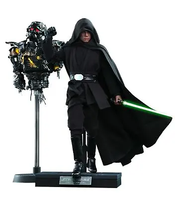 Luke Skywalker Figurine Star Wars The Mandalorian Deluxe Hot Toys Action Figure • £379.99