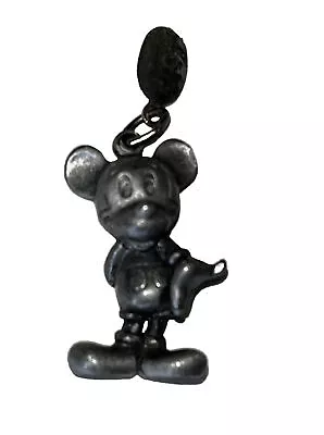 Vintage Pewter Mickey Mouse Charm Walt Disney Productions 7/8  • $14