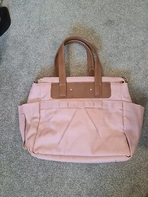 £14.99 • Buy Babymel CARA Baby Changing Bag Soft Pink SAMPLE Bag Oragmi Design