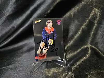 Signed 2020 Afl Select Prestige Melbourne Jayden Hunt #114 Card • $19.99