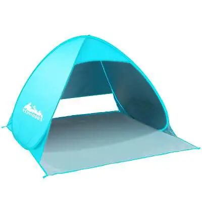 $31.37 • Buy Weisshorn Pop Up Beach Tent Camping Hiking 3 Person Sun Shade Fishing Shelter