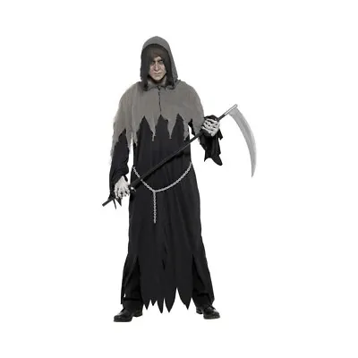 Halloween Mens Chain Grim Reaper Costume • £17.94