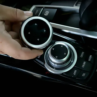 Multi-Media Control Knob Trim Cover For BMW X1 X3 X4 X5 X6 1 2 3 4 5 6 7 IDrive • $9.89