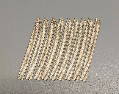 N Scale Laser Cut Sidewalk Cobblestone - 440 Scale Feet Layout Scenery • $11.90