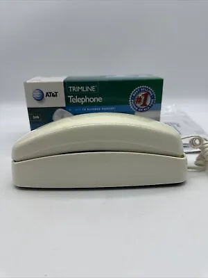 At&T Trimline Telephone 210 (White) - Lighted Keypad Mute Button • $14