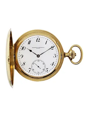 Vacheron & Constantin 18K YG Chronometer Hunting Case Pocket Watch C. 1920s • $7797