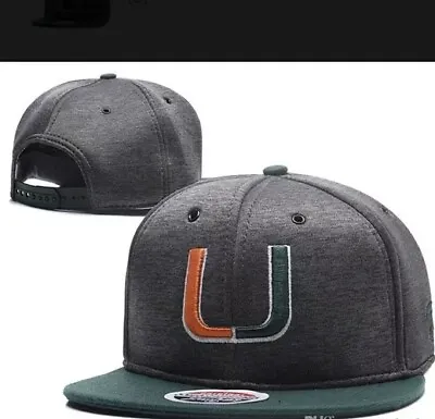 UM Miami Hurricanes NCAA SnapBack Flatbill Cap Hat • $24.99