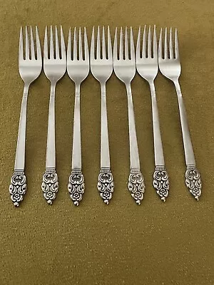 Oneida Community Nordic Crown Stainless Steel - (7) Dinner Forks MINT • $48.75