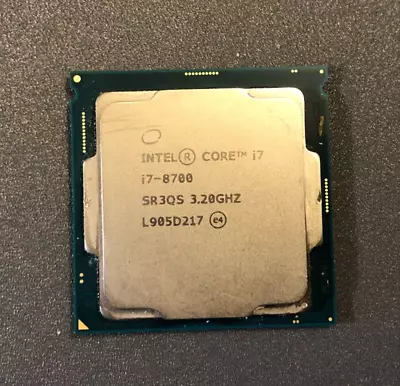 **Lot Of 10** Intel Core I7-8700 3.20GHz 12MB Six-Core LGA 1151/Socket CPU SR3QS • $871.65