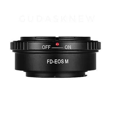 FD-EOS EF-M Adapter For Canon FD To Canon EOS M200 M5 M6 M3 M10 M100  • £16.73