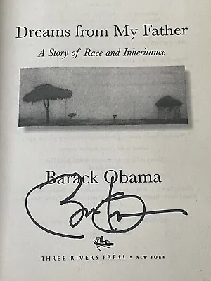 Barack Obama Signed Dreams From My Father Book JSA LOA 44th President US • $799.99