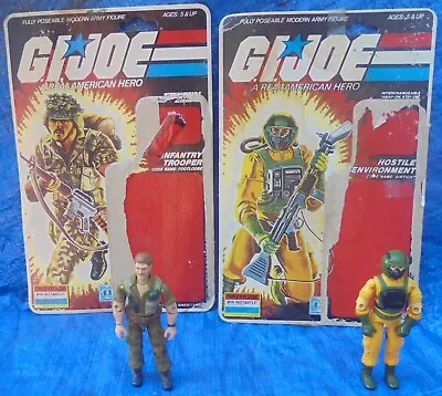 GI Joe ARAH Action Figure & Cardback Lot Hasbro 1985 Footloose Airtight G.I. VTG • $54.51