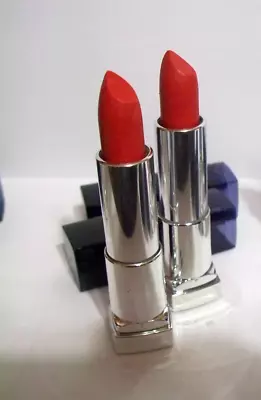 Lot Of (2) Maybelline Colorsensational Lipsticks ORANGE DANGER 805 Imperfect • $8.95