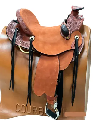 Dakota Wade Trail 16  Saddle Golden Brown Leather Lightweight #806 • $1445