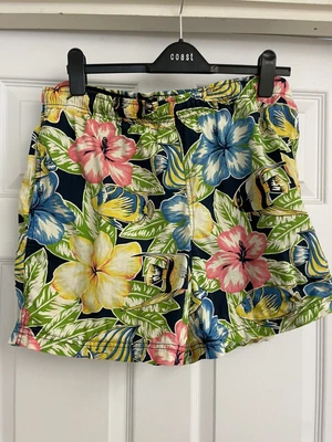 £4 • Buy Men's Nautica Shorts Large Floral With Pockets Swim Sailing Gym Sports
