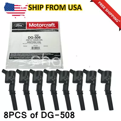 OEM 8* Motorcraft Ignition Coil Pack DG-508 For 1997-2019 Ford F-150 E-250 • $79.99