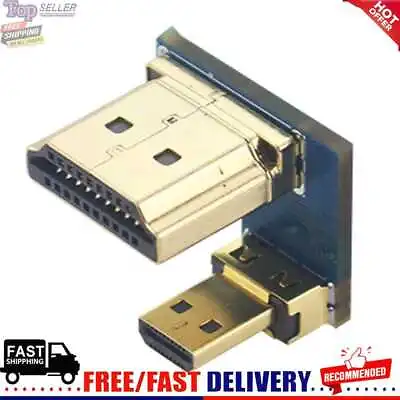 Micro HDMI To HDMI Converter HDMI Screen Connector Adapter For Raspberry Pi 4B • £3.83