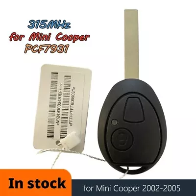 315MHZ PCF7931 Remote Key Fob With Code Fits 2002 2003 2004 2005 Mini Cooper • $24.11