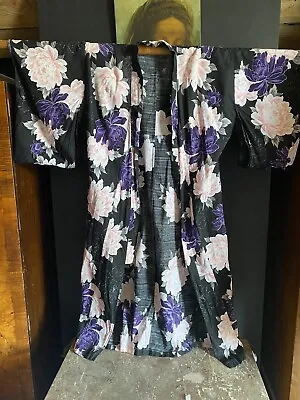 £40 • Buy Genuine Japanese Floral Kimono Yukata With Sash Bought In Tokyo