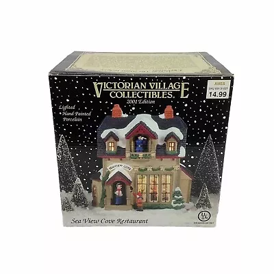 Victorian Village Sea View Cove Restaurant 2001 Lighted Christmas House • $49.99