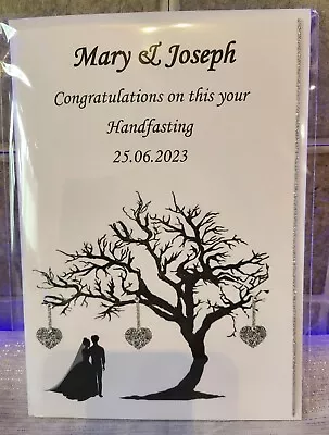 Handmade Handfasting Card • £2.49