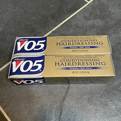 VO5 Conditioning Hairdressing For Normal/Dry Hair 1.5oz GOLD ( 2 Tubes )  • $15