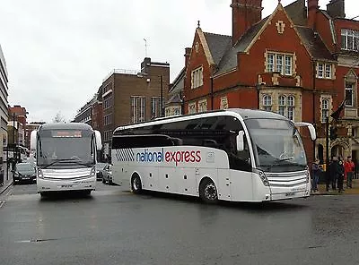 Whippet Coaches National Express BK15AHX 6x4 Quality Bus Photo • £2.70