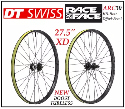 27.5   DT Swiss 370 On RF ARC 30 HD 32H Rear +DT Swiss 350 On RF ARC 30 Asym 28H • $800