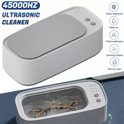 Ultrasonic Cleaner Portable Ultrasound Jewelry Watch Glasses Cleaning Machine US • $14.24