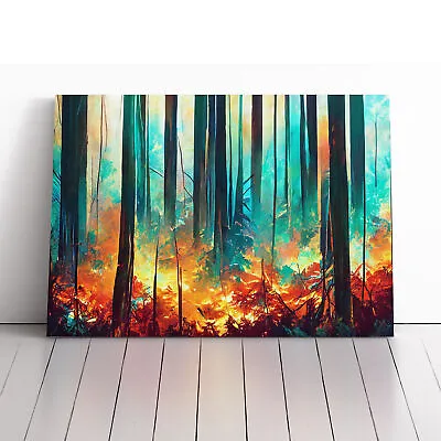 Awesome Abstract Forest Vol.4 Canvas Wall Art Print Framed Picture Home Decor • $31.02