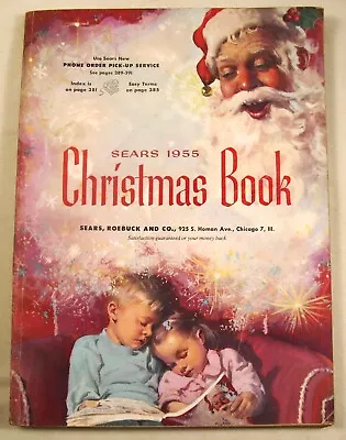 Vintage ☆ 1955 ☆ SEARS CHRISTMAS BOOK CATALOG ☆ 453 Pages ☆ Chicago IL. ☆ L@@K! • $154.95