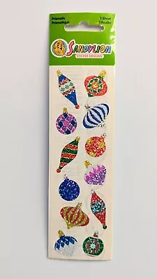 Vintage SandyLion Stickers Prismatic Christmas Ornaments Sealed • $7.19