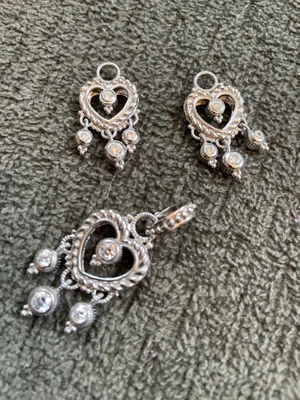 $99 • Buy Judith Ripka Necklace Pendant, Earring Charms