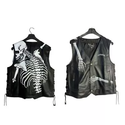 Rod Godspeed Biker Black Leather Vest • $99.99