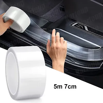 Car Door Sill Transparent Anti-Collision Protection Strip For Mercedes Benz Part • $8.81